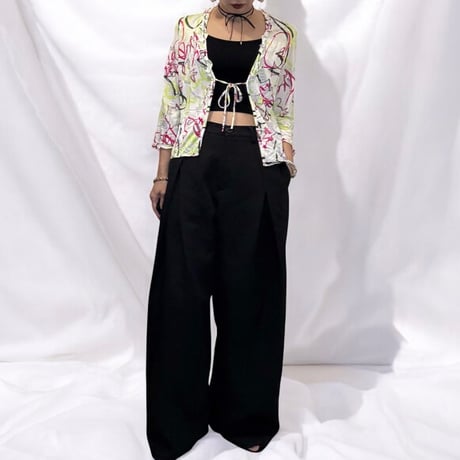 【 BAZAR CHRISTIAN LACROIX 】Neon print blouse　No. V250020