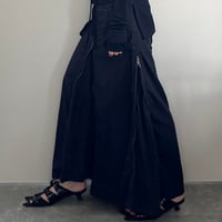 00's zip cargo skirt (black)　No. V260010