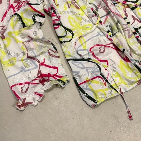 【 BAZAR CHRISTIAN LACROIX 】Neon print blouse　No. V250020
