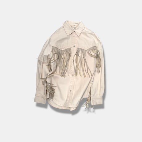 Fringe denim set-up　No. V250002