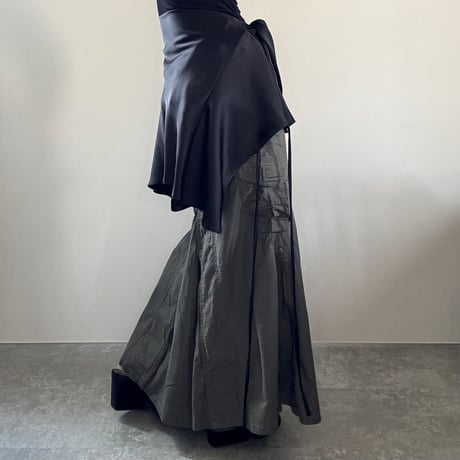 00's zip cargo skirt (khaki)　No. V260011