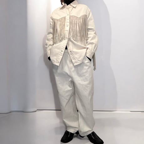 Fringe denim set-up　No. V250002