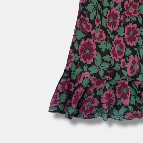 [robe de chambre COMME des GARCONS] 00's Flower dress　No. V260003