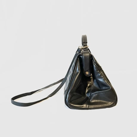 Leather boston bag　No. V230026