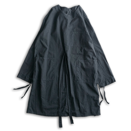 Dead stock 2way black dyed army gown　No. VOT22006