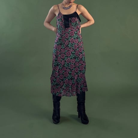 [robe de chambre COMME des GARCONS] 00's Flower dress　No. V260003