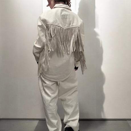 Fringe denim set-up　No. V250002