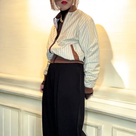 Striped blouson　No. V240025