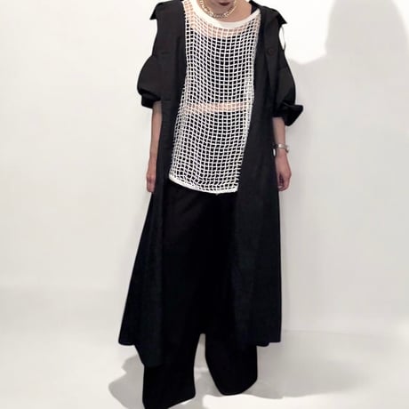 Foodie nylon long coat　No. V250008