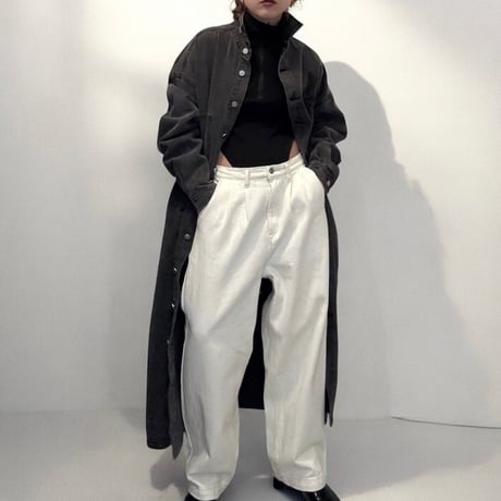 Oversized denim shirt dress　No. V250004
