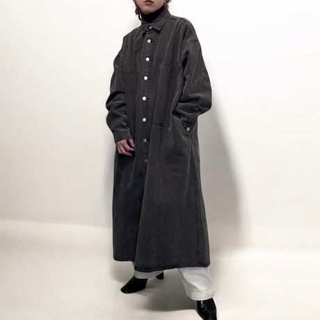 Oversized denim shirt dress　No. V250004