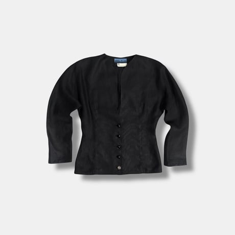 80's Linen jacket　No. V260005
