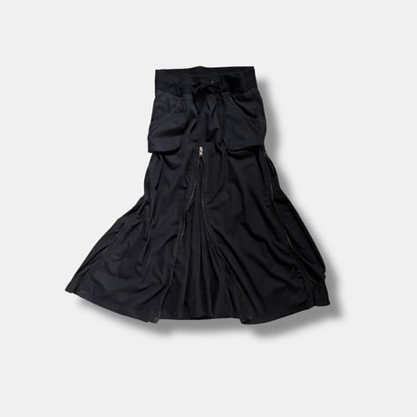 00's zip cargo skirt (black)　No. V260010