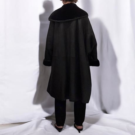 Over size mouton coat　No. V240026