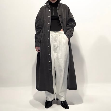 Oversized denim shirt dress　No. V250004