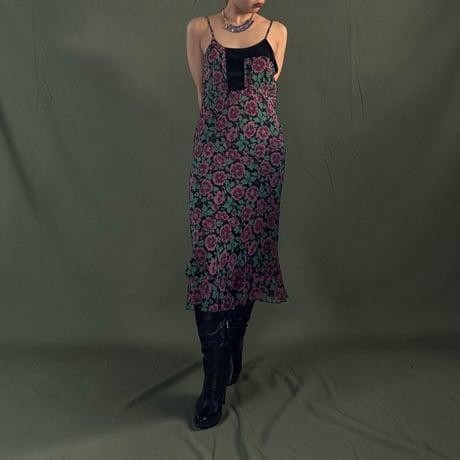 [robe de chambre COMME des GARCONS] 00's Flower dress　No. V260003