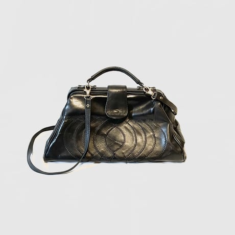 Leather boston bag　No. V230026