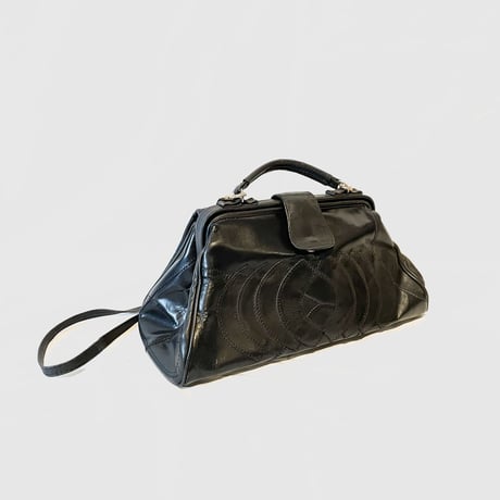 Leather boston bag　No. V230026