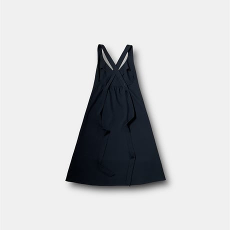 Long ribbon apron dress　No.VDR23002
