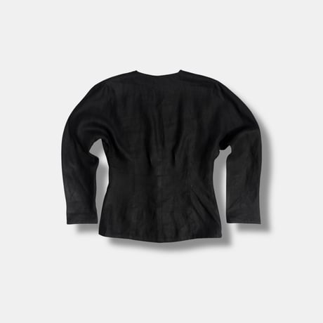 80's Linen jacket　No. V260005