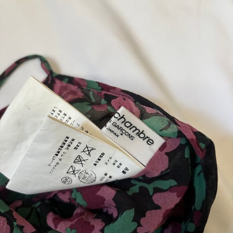 [robe de chambre COMME des GARCONS] 00's Flower dress　No. V260003