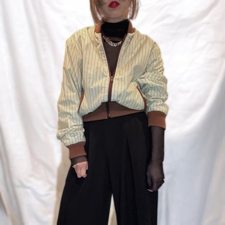 Striped blouson　No. V240025