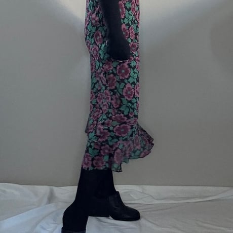 [robe de chambre COMME des GARCONS] 00's Flower dress　No. V260003