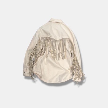 Fringe denim set-up　No. V250002