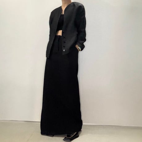 80's Linen jacket　No. V260005