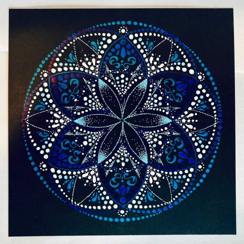 点描曼荼羅講座 ステップ1 | ao*makana｜ココロやわらぐ曼荼羅アート