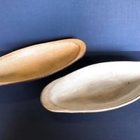 信楽焼　カヌー皿