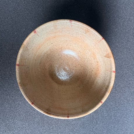十草飯碗　黒・赤