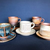 信楽焼　コーヒーカップ（ソーサ―付）