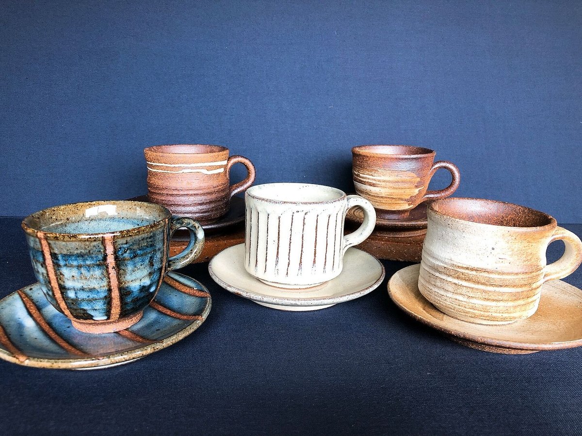 作家物 コーヒーカップ 2客 【公式通販】