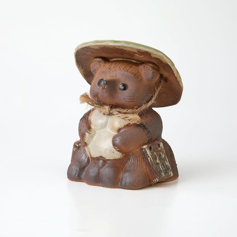 信楽焼 手おこし狸ミニ | 信楽陶芸村ショップ のぼり窯