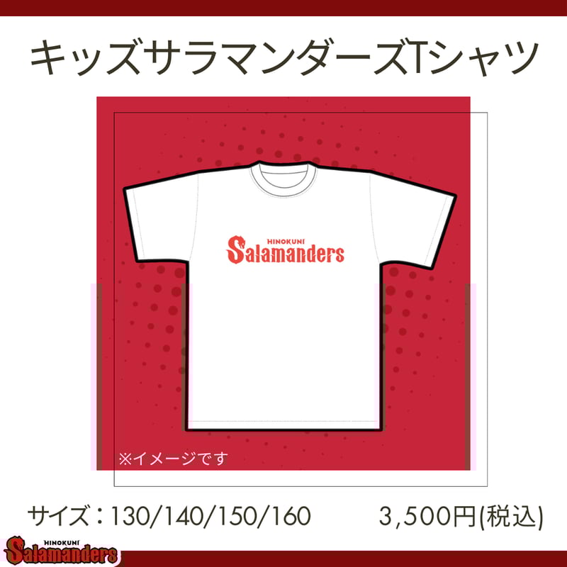 キッズサラマンダーズTシャツ | 火の国サラマンダーズ