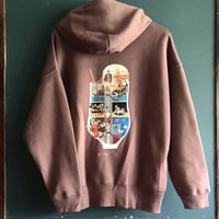 “花梨×喫茶ニカイ” コラボパーカー/Smokey Pink