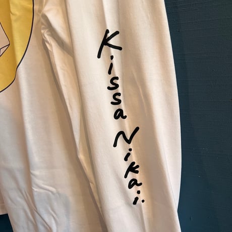 “ヨシフクホノカ×喫茶ニカイ”コラボ　ロングスリーブＴシャツ  イエロー