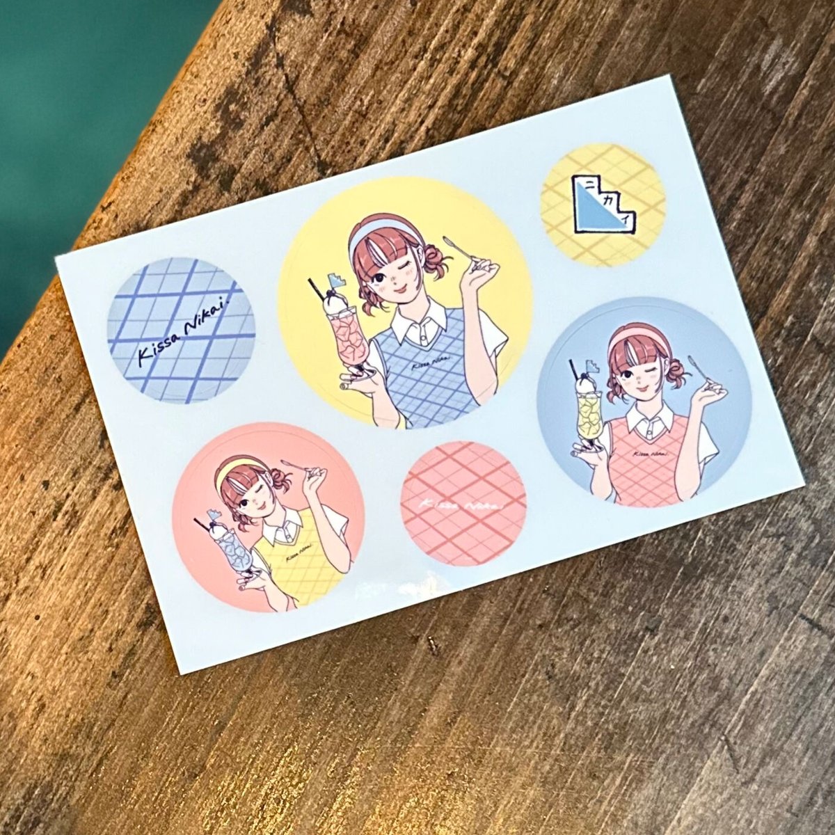 【即購入不可9〜】錆喰いビスコ コラボカフェ ステッカー 全種セット 即購入不可9〜】錆喰いビスコ コラボカフェ ステッカー 全種セット