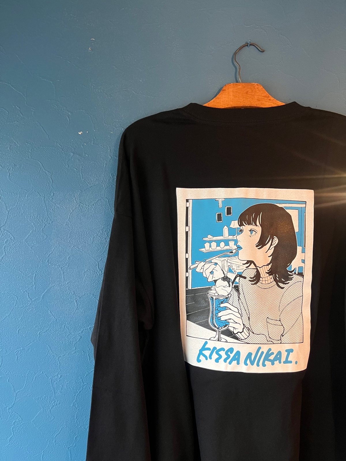 一番大きいサイズ✨韓国 Man×NAKAKI PANTZ Tシャツ XL NAKAKI PANTZ×喫茶ニカイコラボロンT/Black | KISSA NIKAI