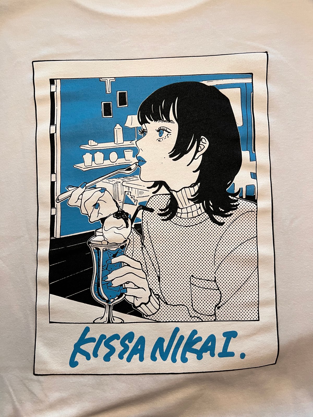 NAKAKI PANTZ×喫茶ニカイコラボロンT/White | KISSA NIKAI