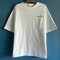 喫茶ニカイロゴ刺繍Ｔシャツ  White