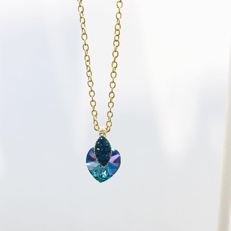 スワロフスキーハートネックレス | Petite Cadeau スワロフスキーハートネックレス | Petite Cadeau