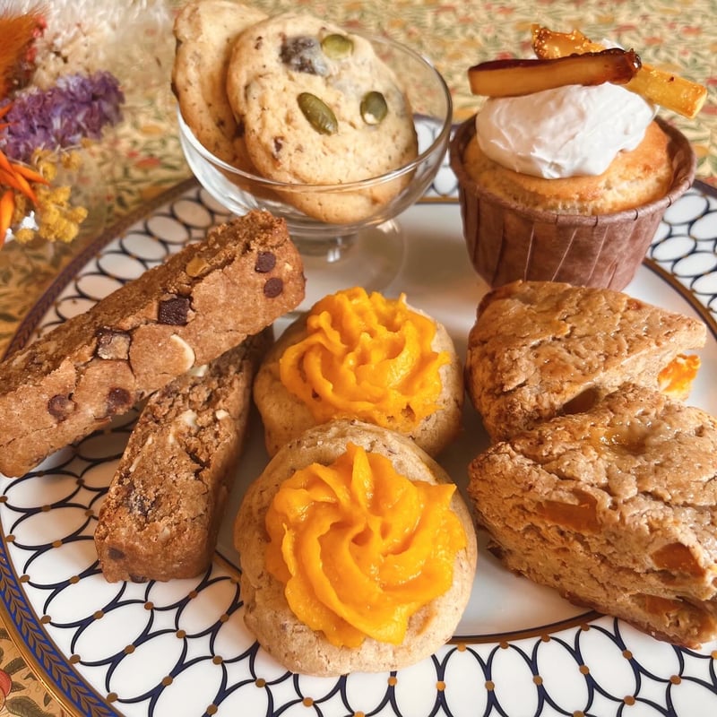 芋けんぴ×ホイップ×さつま餡マフィン | Stella sweets