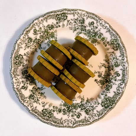 抹茶のローチョコサンドクッキー【10個セット】