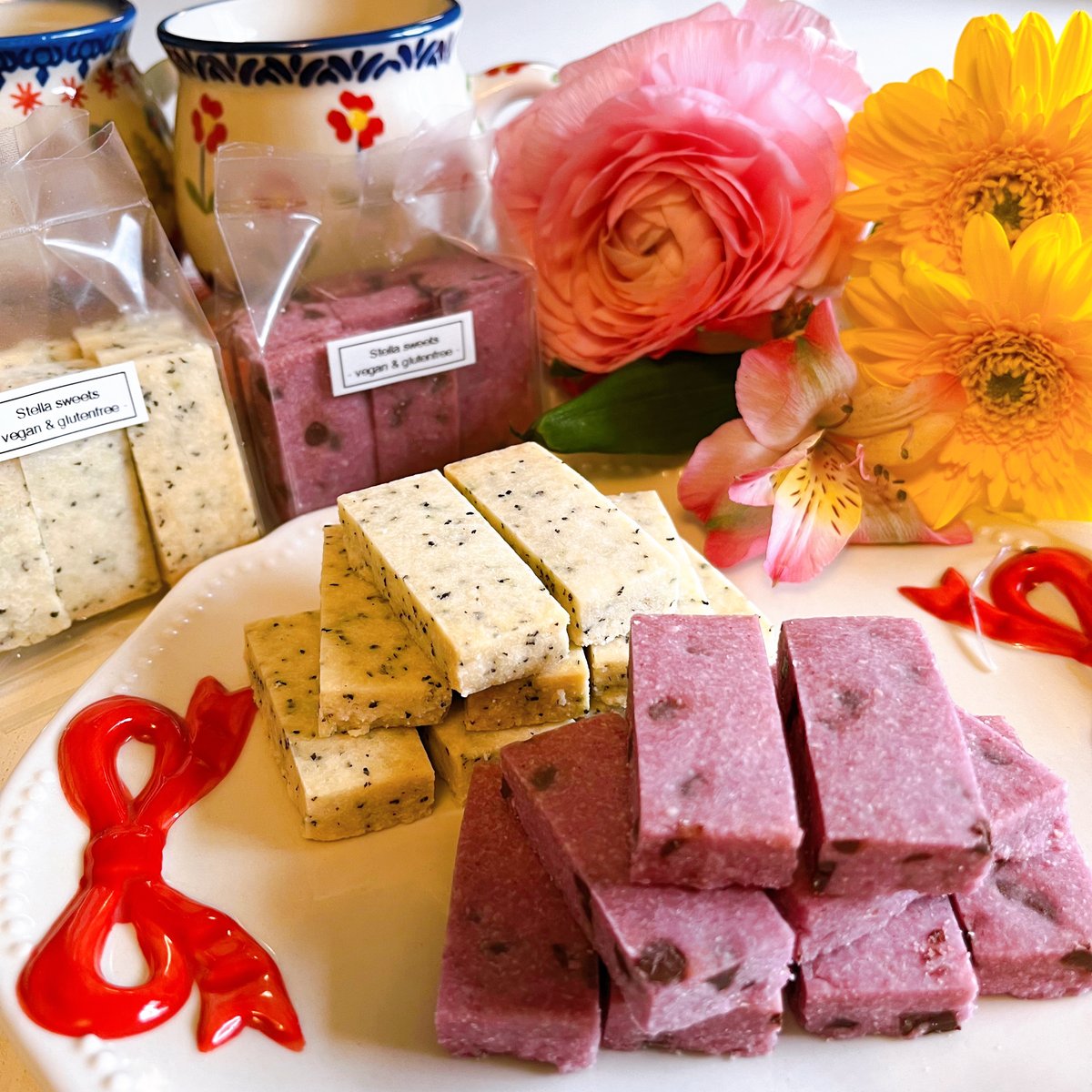 有機紅茶&紫芋チョコチップのアイスボックスクッキー | Stella