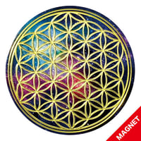Flower of life・Gold x Cosmo●マグネット