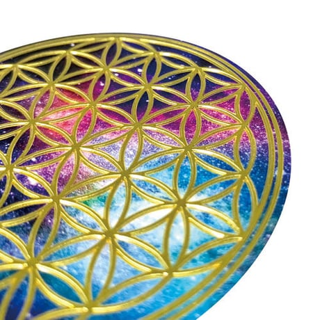 Flower of life・Gold x Cosmo◯ステッカー