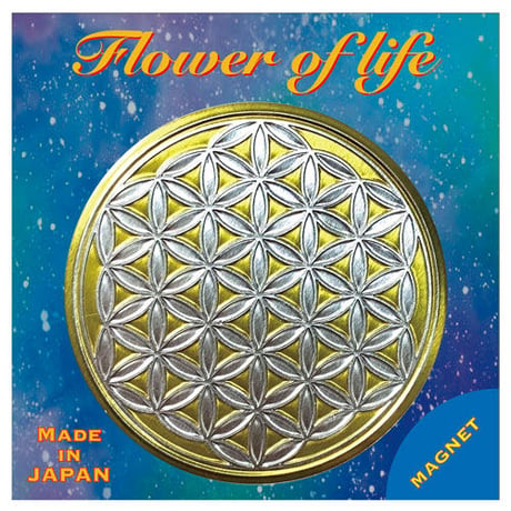 Flower of life・Silver x Gold●マグネット