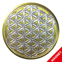 Flower of life・Silver x Gold●マグネット